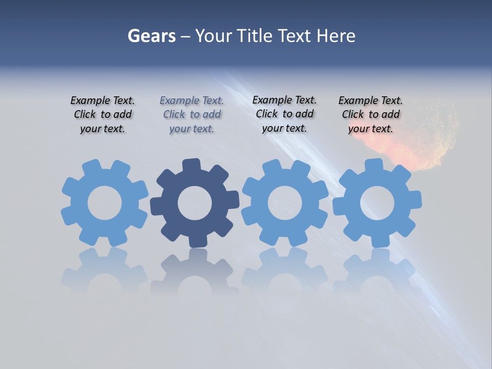 Fall Orbit Heat PowerPoint Template