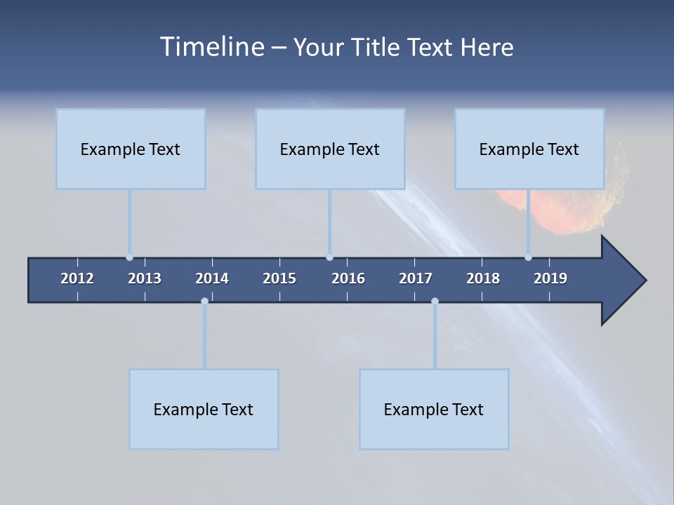 Fall Orbit Heat PowerPoint Template