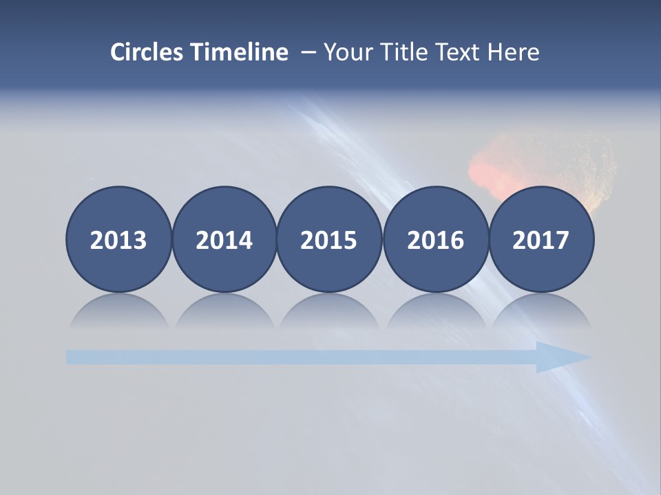 Fall Orbit Heat PowerPoint Template