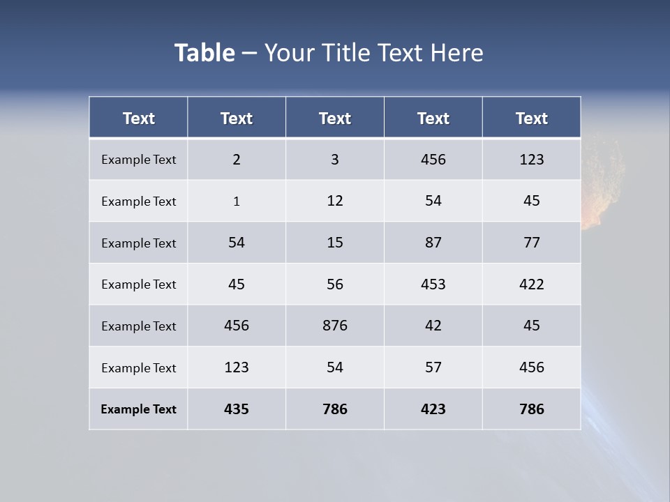 Fall Orbit Heat PowerPoint Template