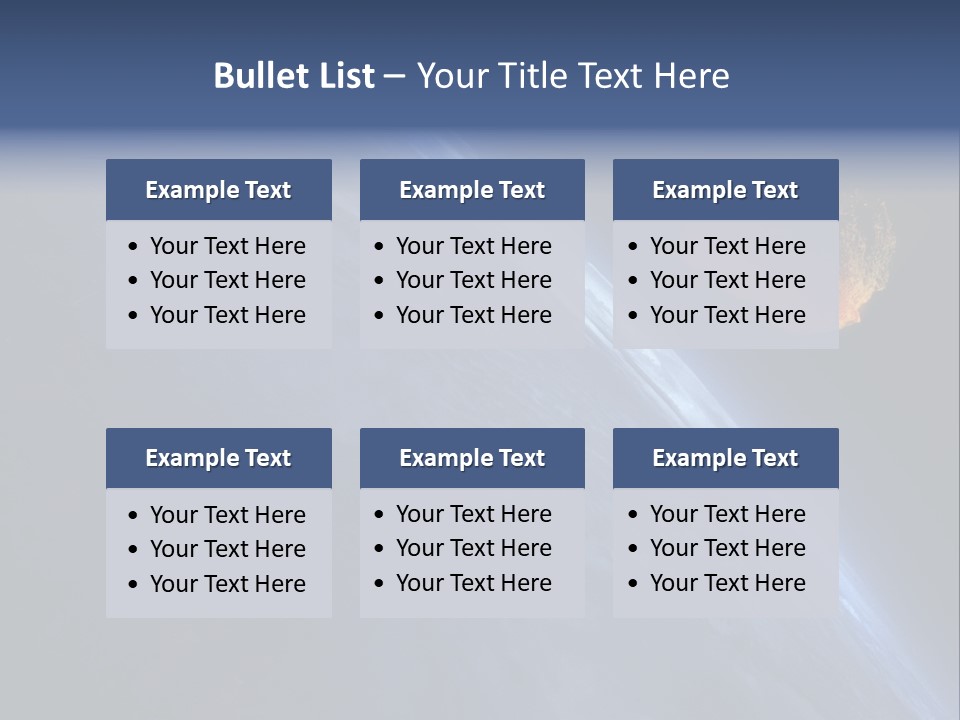 Fall Orbit Heat PowerPoint Template