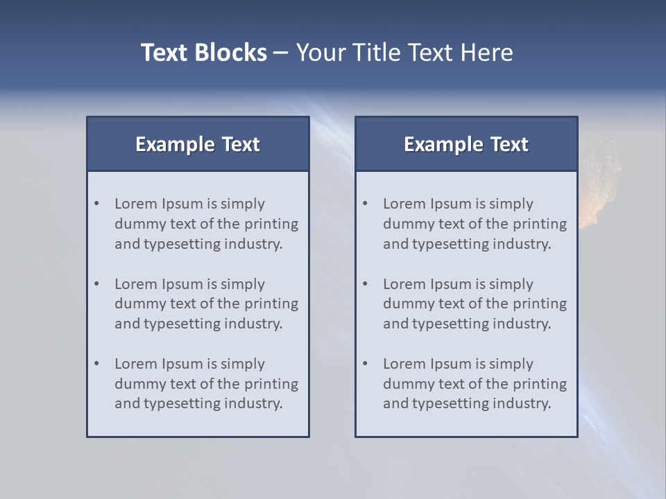 Fall Orbit Heat PowerPoint Template
