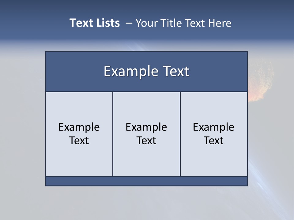 Fall Orbit Heat PowerPoint Template