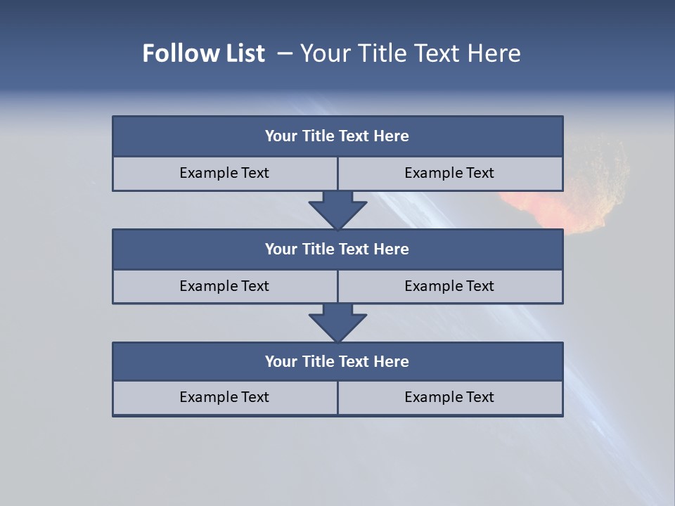 Fall Orbit Heat PowerPoint Template