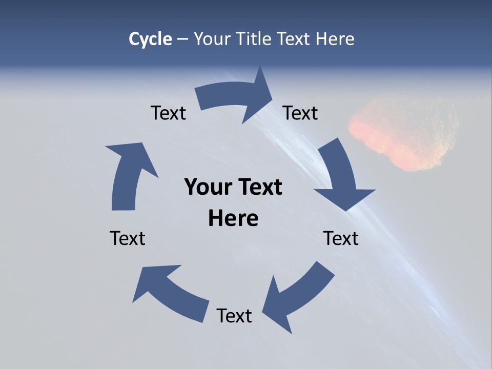 Fall Orbit Heat PowerPoint Template