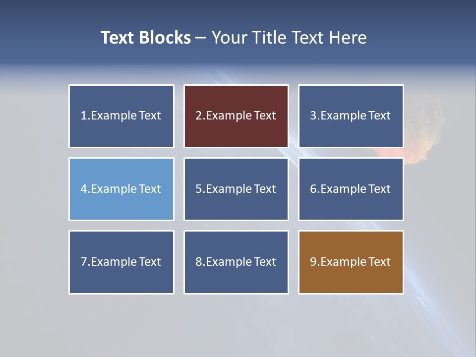 Fall Orbit Heat PowerPoint Template