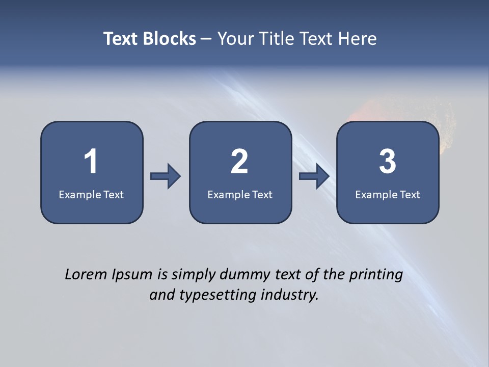 Fall Orbit Heat PowerPoint Template