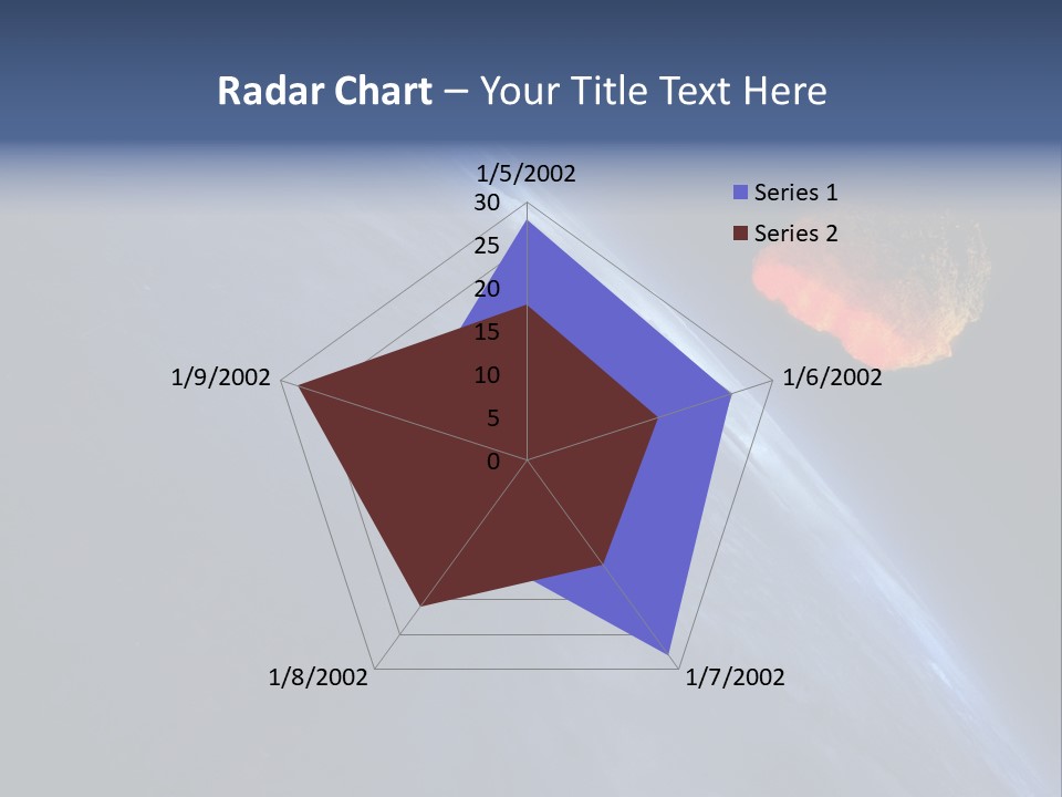 Fall Orbit Heat PowerPoint Template
