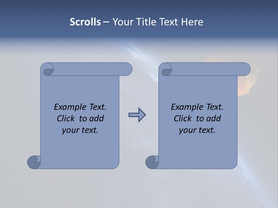 Fall Orbit Heat PowerPoint Template