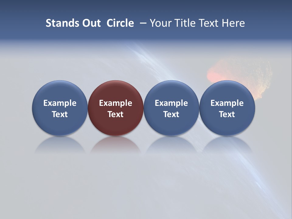 Fall Orbit Heat PowerPoint Template