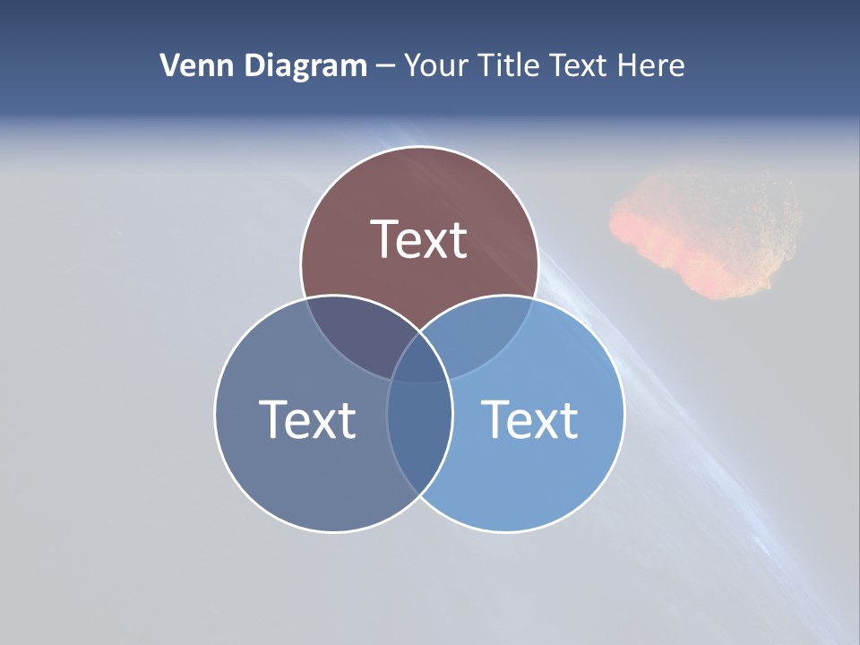 Fall Orbit Heat PowerPoint Template