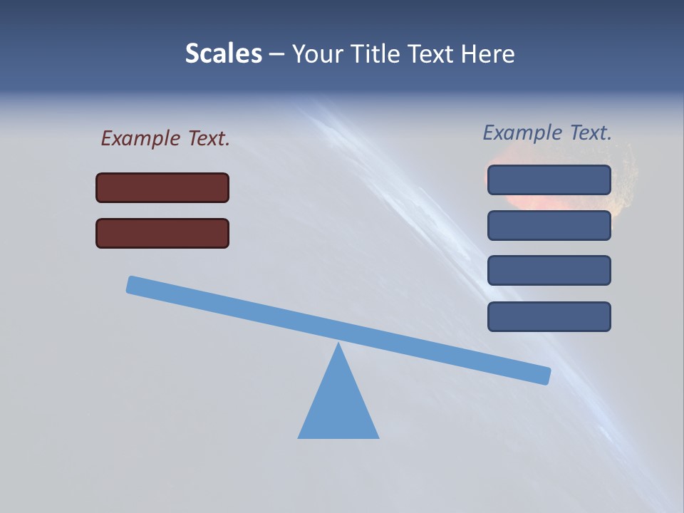 Fall Orbit Heat PowerPoint Template