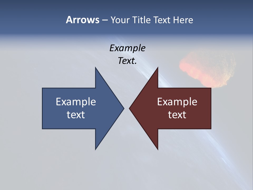 Fall Orbit Heat PowerPoint Template