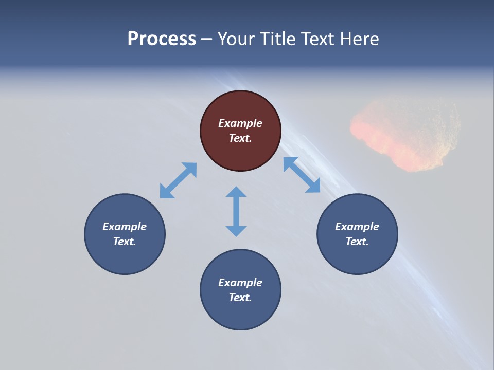 Fall Orbit Heat PowerPoint Template
