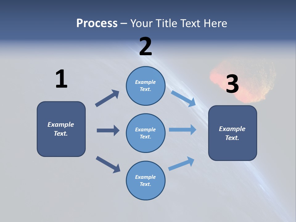 Fall Orbit Heat PowerPoint Template