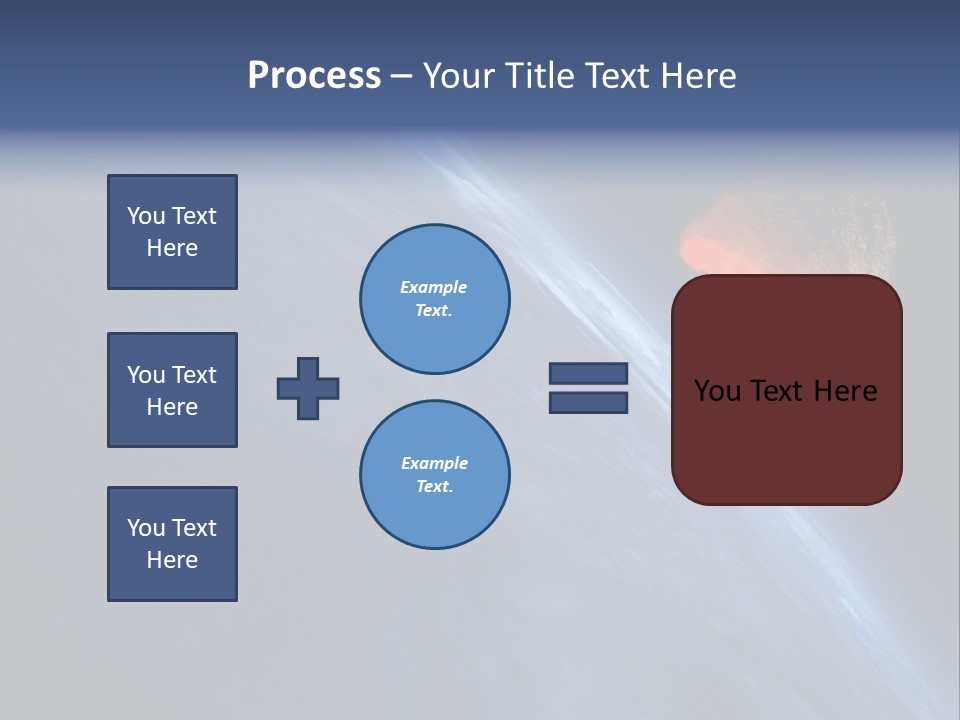 Fall Orbit Heat PowerPoint Template