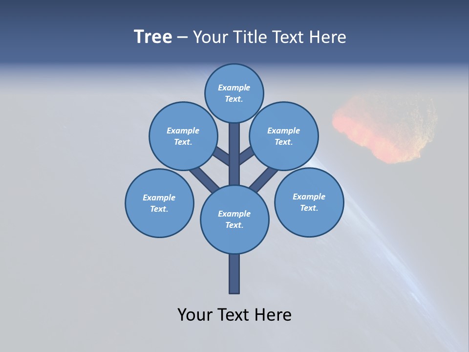 Fall Orbit Heat PowerPoint Template