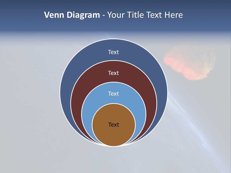 Fall Orbit Heat PowerPoint Template