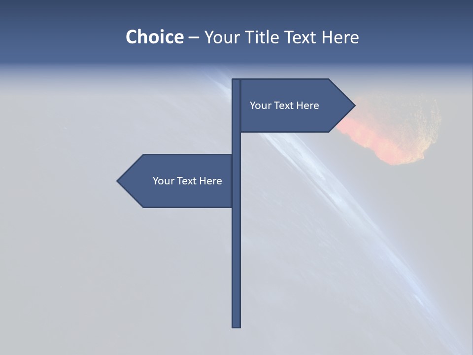 Fall Orbit Heat PowerPoint Template