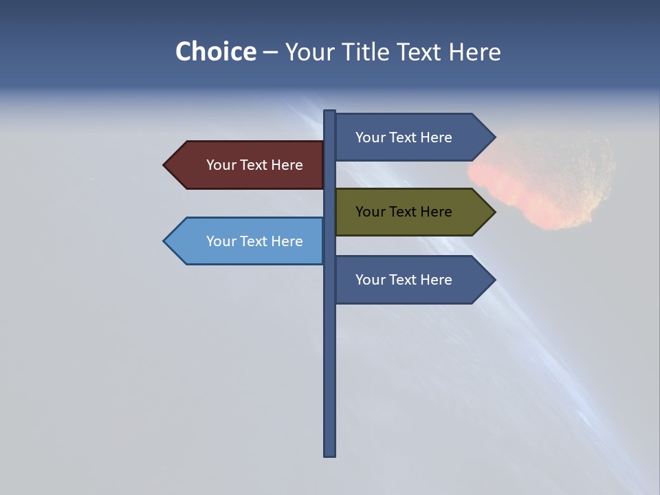 Fall Orbit Heat PowerPoint Template