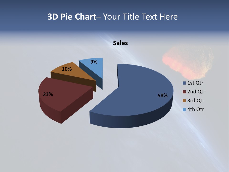 Fall Orbit Heat PowerPoint Template