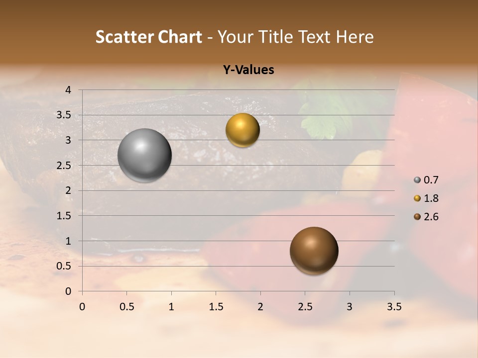 Restaurant Pork Vegetable PowerPoint Template