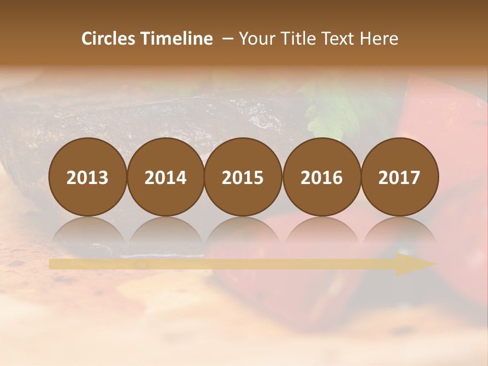 Restaurant Pork Vegetable PowerPoint Template