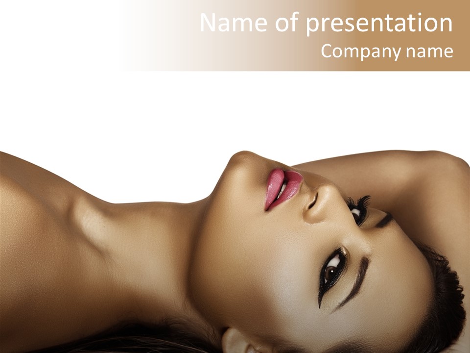 Latino Female Twenty PowerPoint Template