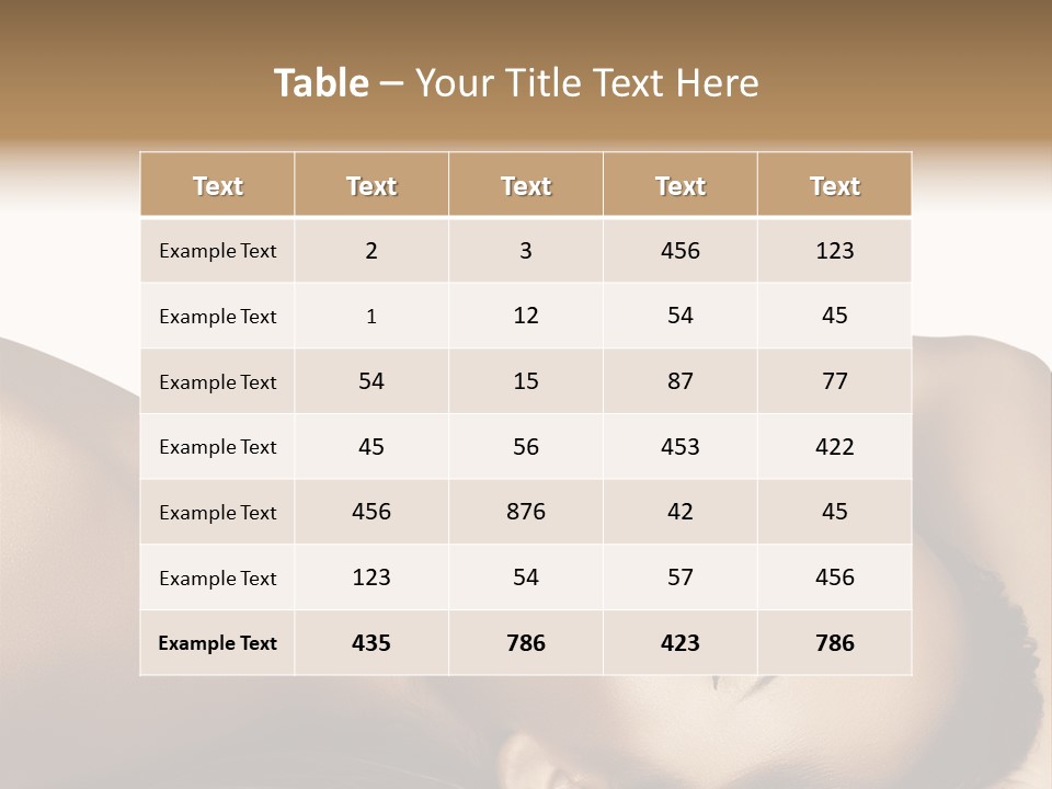 Latino Female Twenty PowerPoint Template