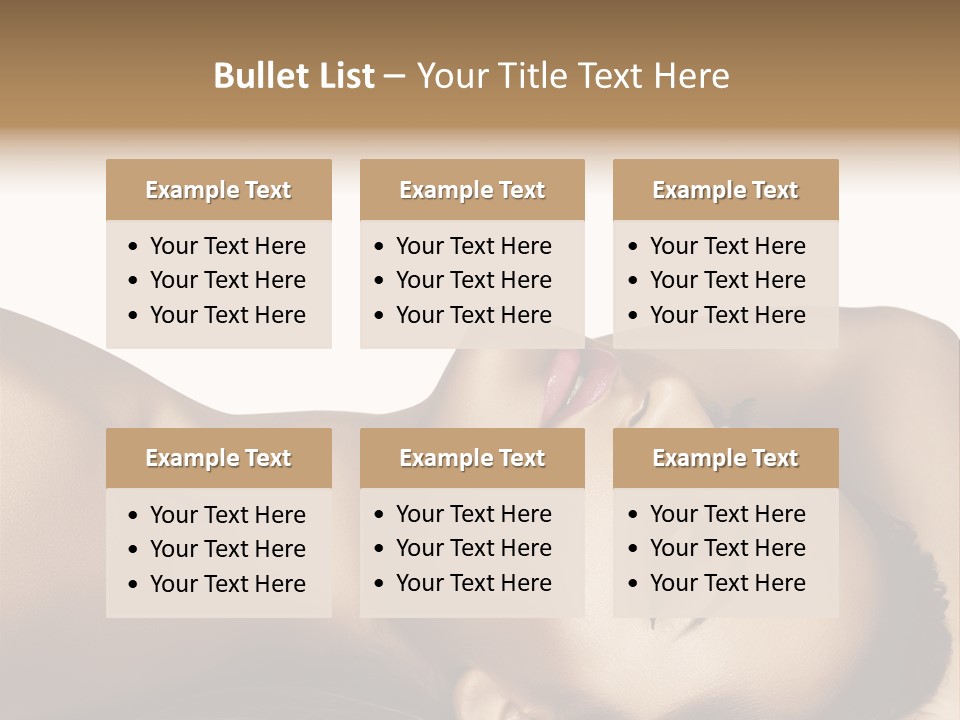 Latino Female Twenty PowerPoint Template