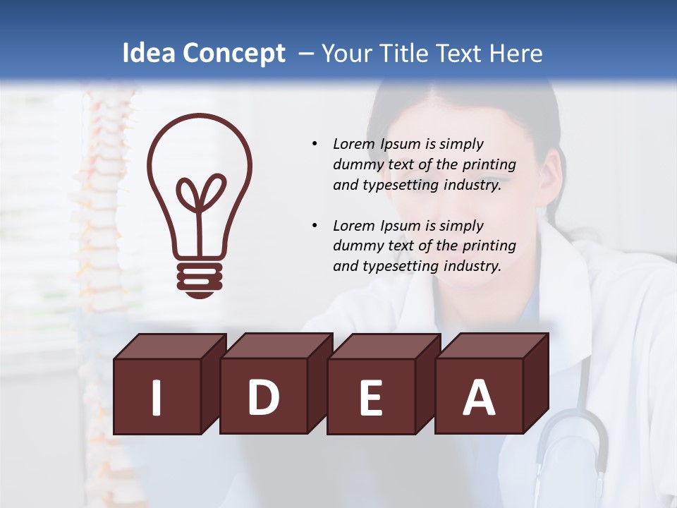 Improvement Woman No People PowerPoint Template