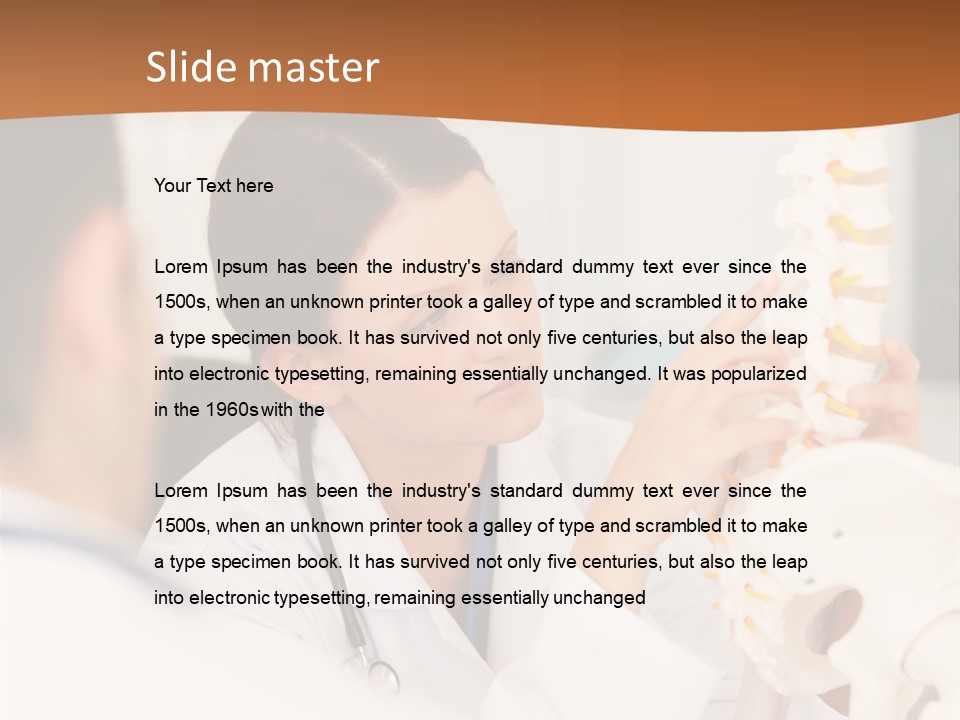 Exam Assistance Caucasian Appearance PowerPoint Template