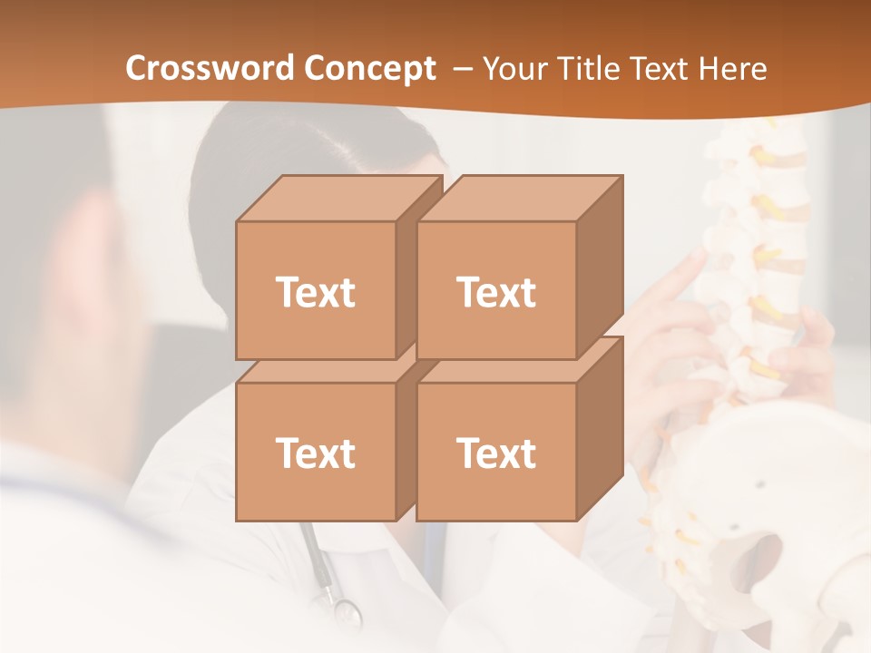 Exam Assistance Caucasian Appearance PowerPoint Template