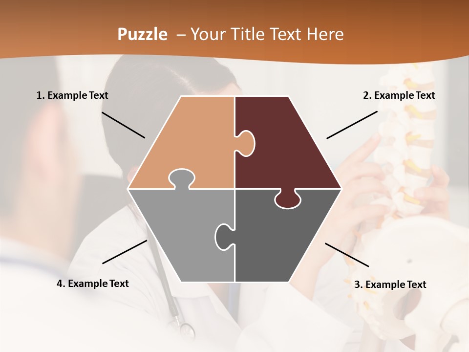Exam Assistance Caucasian Appearance PowerPoint Template