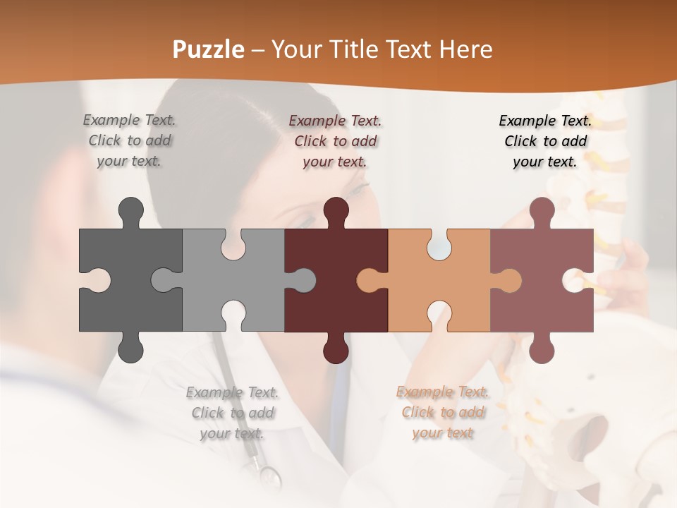 Exam Assistance Caucasian Appearance PowerPoint Template