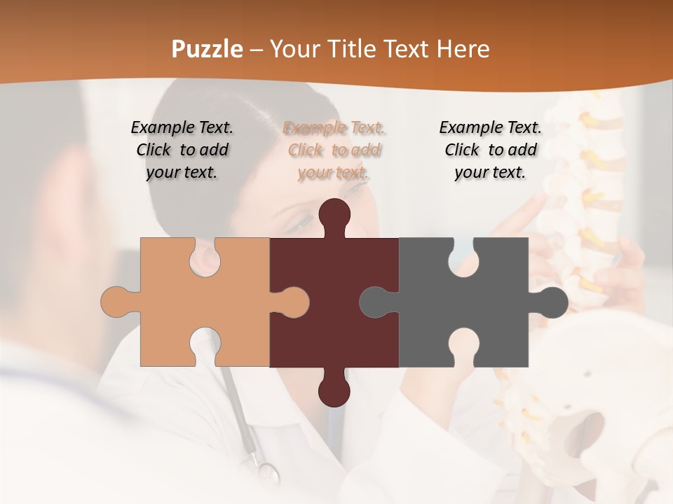 Exam Assistance Caucasian Appearance PowerPoint Template