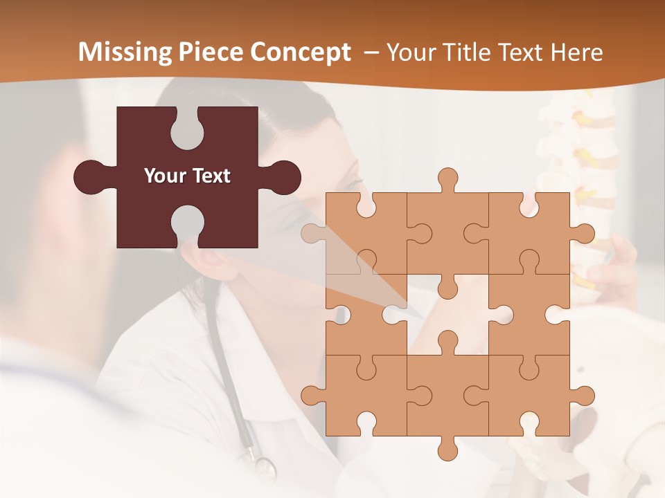 Exam Assistance Caucasian Appearance PowerPoint Template