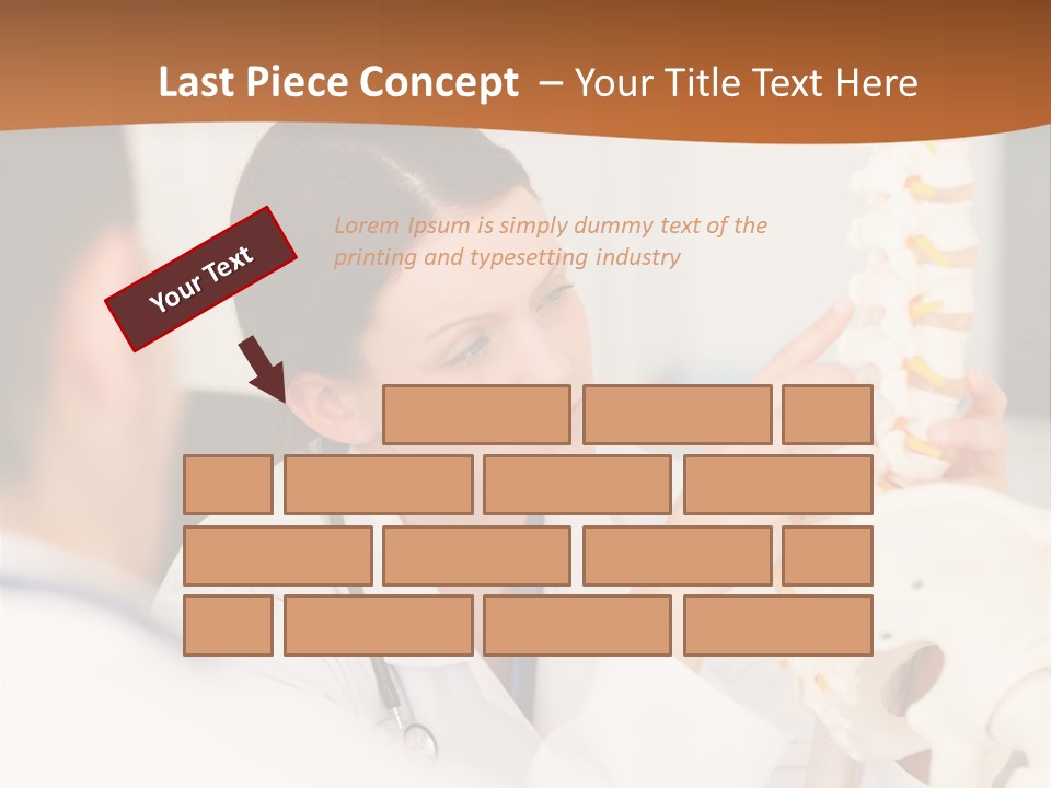 Exam Assistance Caucasian Appearance PowerPoint Template