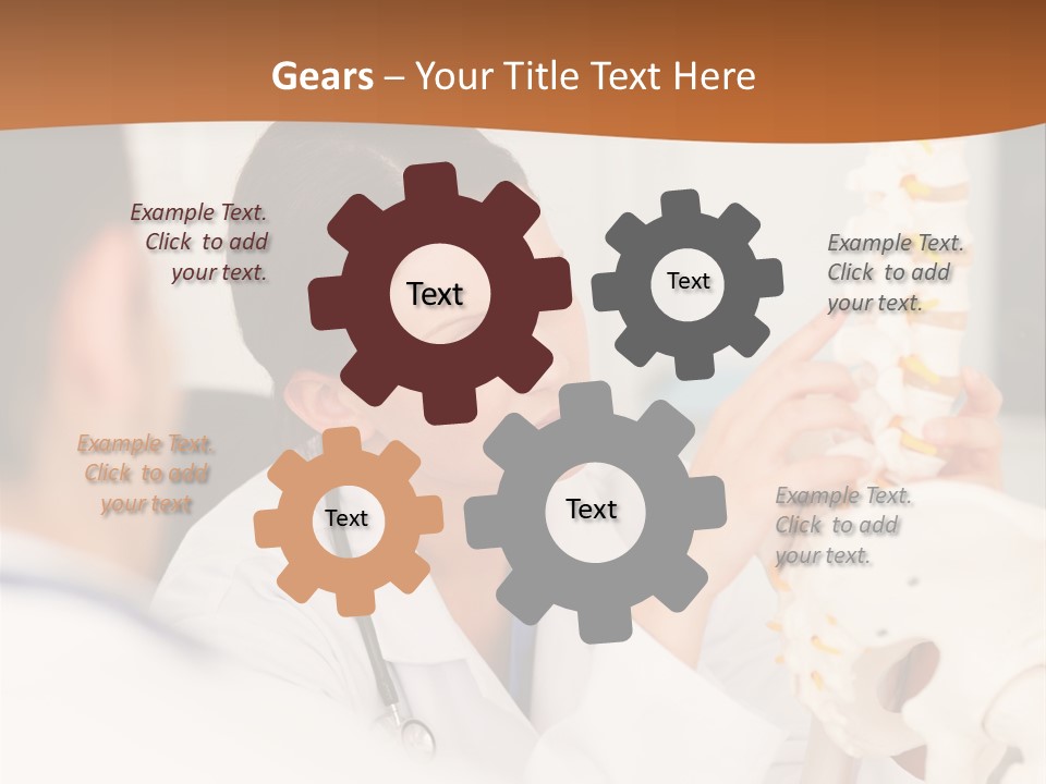 Exam Assistance Caucasian Appearance PowerPoint Template