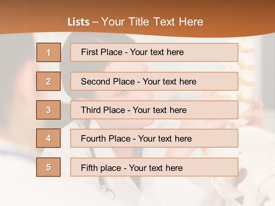 Exam Assistance Caucasian Appearance PowerPoint Template