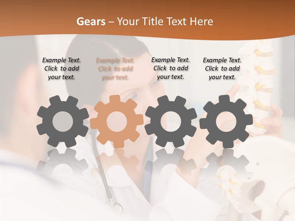 Exam Assistance Caucasian Appearance PowerPoint Template