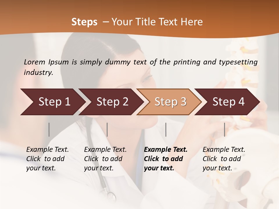 Exam Assistance Caucasian Appearance PowerPoint Template