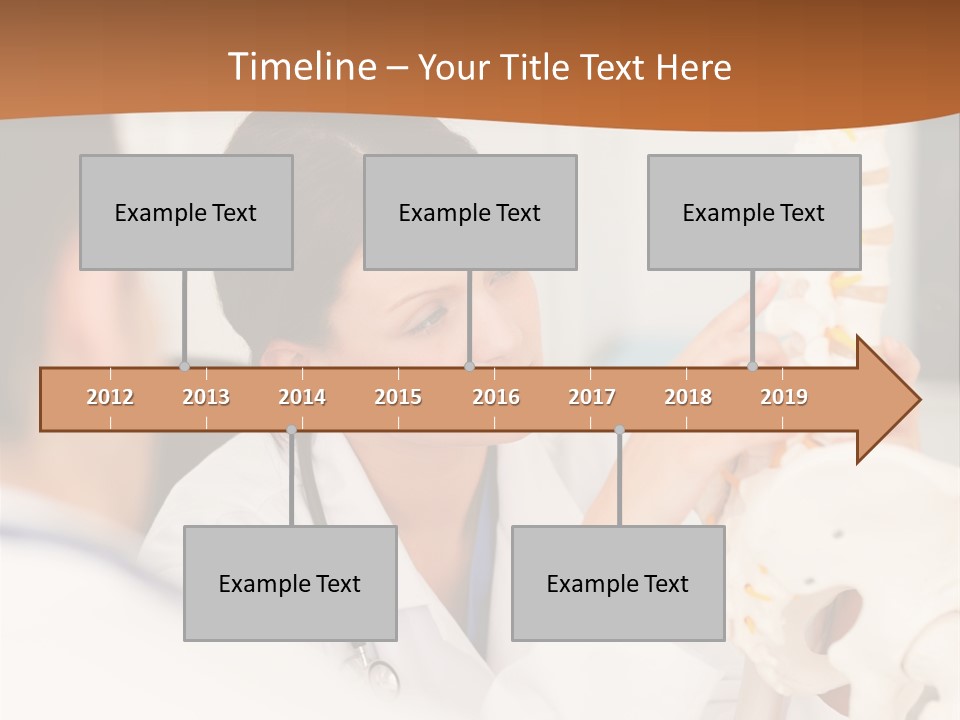 Exam Assistance Caucasian Appearance PowerPoint Template