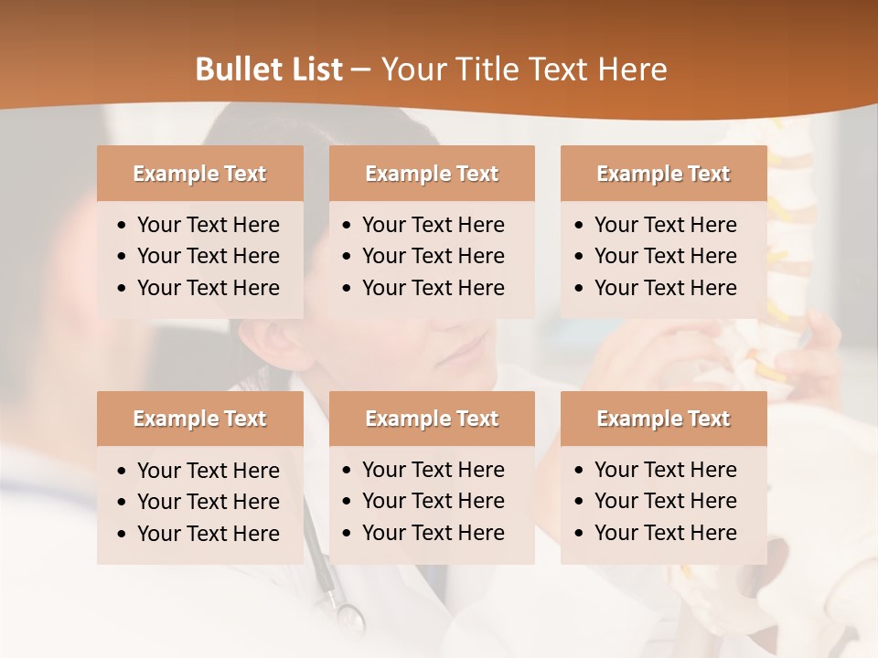 Exam Assistance Caucasian Appearance PowerPoint Template