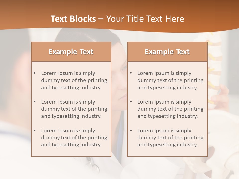 Exam Assistance Caucasian Appearance PowerPoint Template