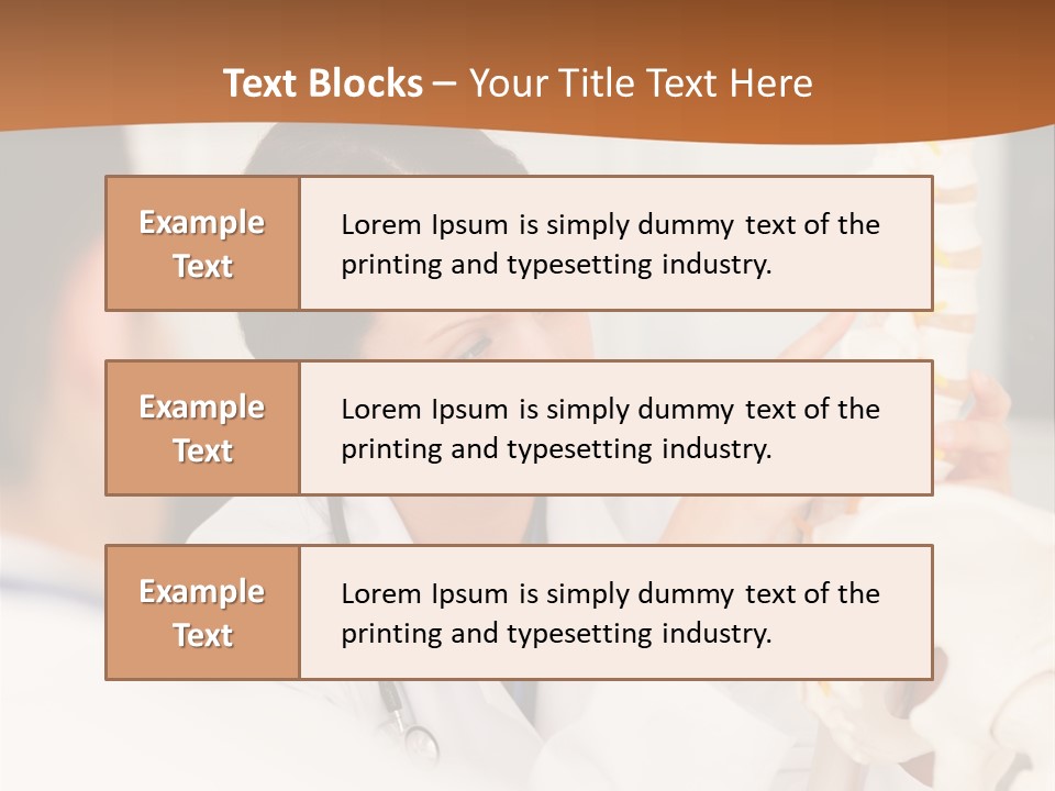 Exam Assistance Caucasian Appearance PowerPoint Template