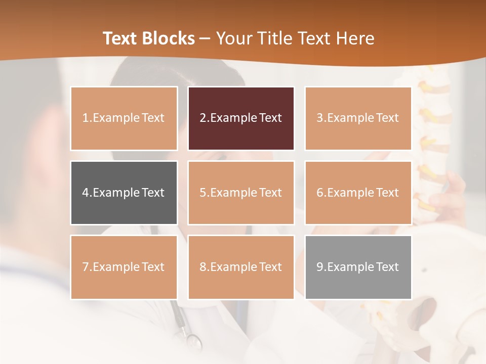Exam Assistance Caucasian Appearance PowerPoint Template