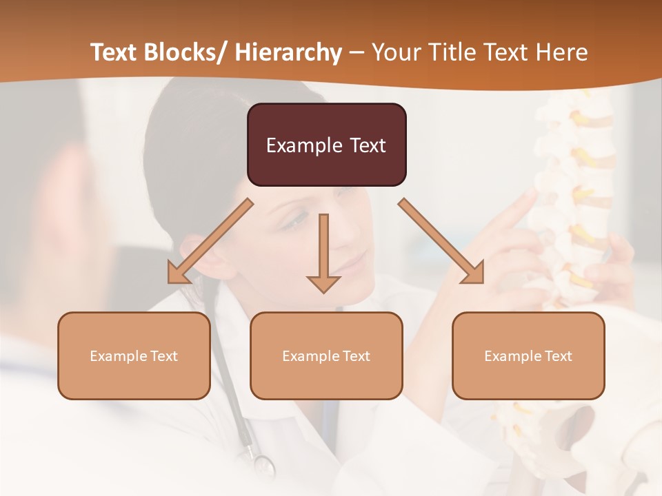 Exam Assistance Caucasian Appearance PowerPoint Template
