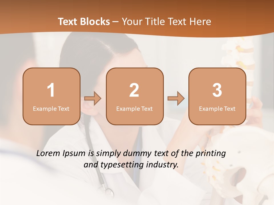 Exam Assistance Caucasian Appearance PowerPoint Template
