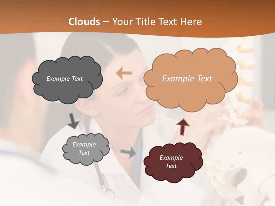 Exam Assistance Caucasian Appearance PowerPoint Template
